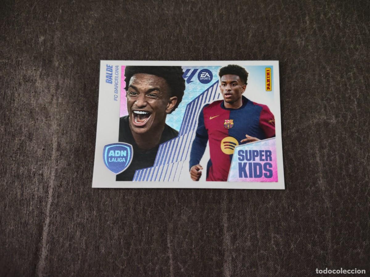 Cromos de f&uacute;tbol: Cromo 2 BALDE FC BARCELONA SUPER KIDS. Colecci&oacute;n LALIGA F&uacute;tbol 2025-2026 PANINI Nuevo