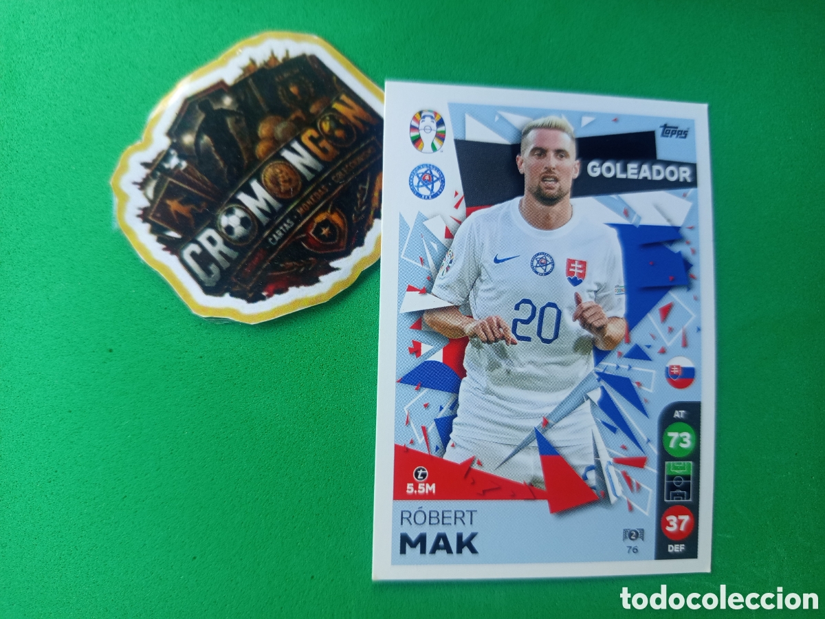 Cromos de Futebol: ❇️ CROMO ⚽ CARD MAK ESLOVAQUIA 76 GOLEADOR EURO 2024 TOPPS MATCH ATTAX LIDL EUROCOPA 2024 ❇️