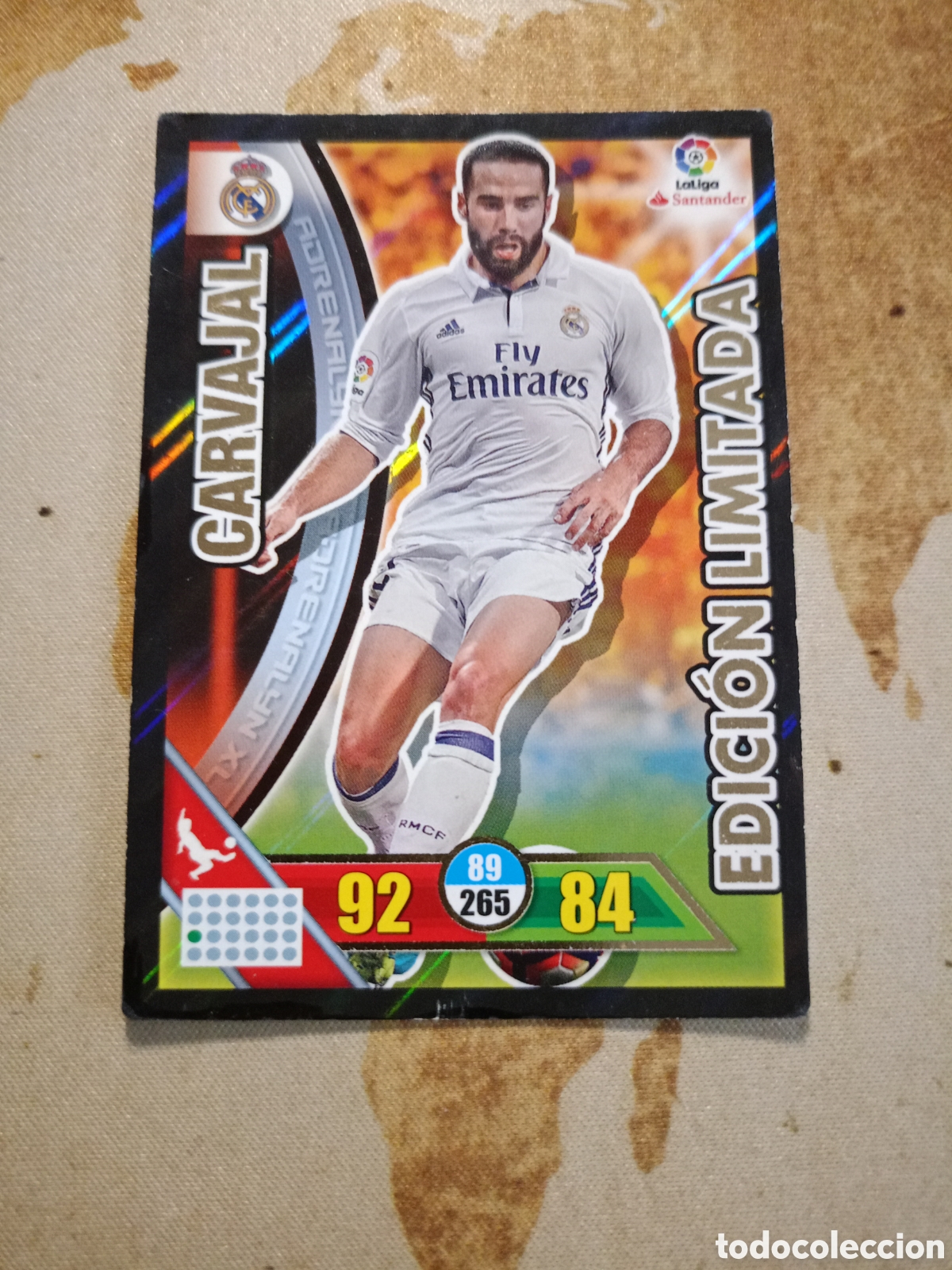 Cromos de f&uacute;tbol: # Edici&oacute;n limitada CARVAJAL Adrenalyn 2016-17