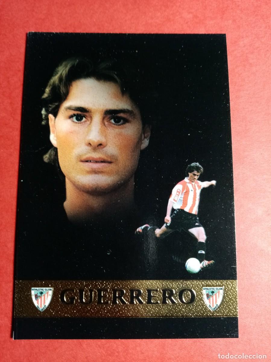 Cromos de f&uacute;tbol: N&ordm; 428 GUERRERO, ATHLETIC CLUB, MEJORES 98/99, FICHAS LIGA 1999 2000, 99 00, MUNDICROMO