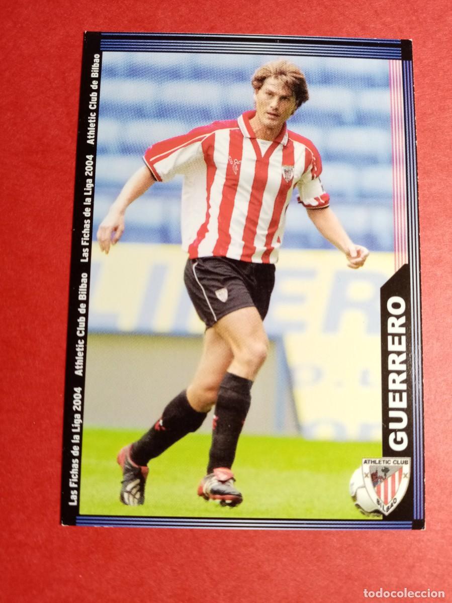 Cromos de f&uacute;tbol: n&ordm; 179 JULEN GUERRERO, ATHLETIC CLUB fichas de la liga 2003 2004 03 04 mundicromo