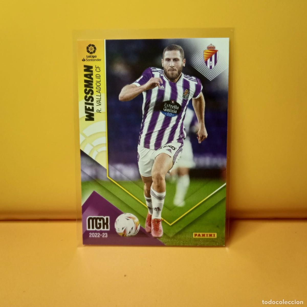 Cromos de f&uacute;tbol: MEGACRACKS 2022 2023 22/23 REAL VALLADOLID WEISSMAN 349