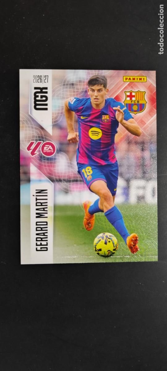 Cromos de f&uacute;tbol: MEGACRACKS 26/27 CARD BASICA GERARD MARTIN FC BARCELONA # 77 PANINI
