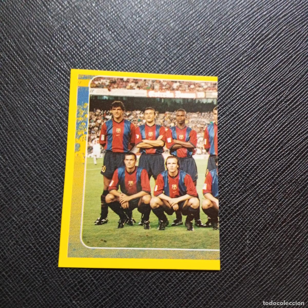 Figurine di Calcio: 79 ALINEACION BARCELONA PANINI SUPER CAMPEONATO 1998 1999 FUTBOL 98 99 - SIN PEGAR - A216 PG37