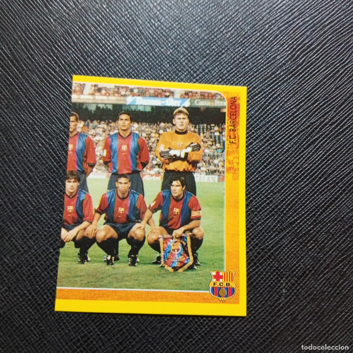 Figurine di Calcio: 80 ALINEACION BARCELONA PANINI SUPER CAMPEONATO 1998 1999 FUTBOL 98 99 - SIN PEGAR - A216 PG37