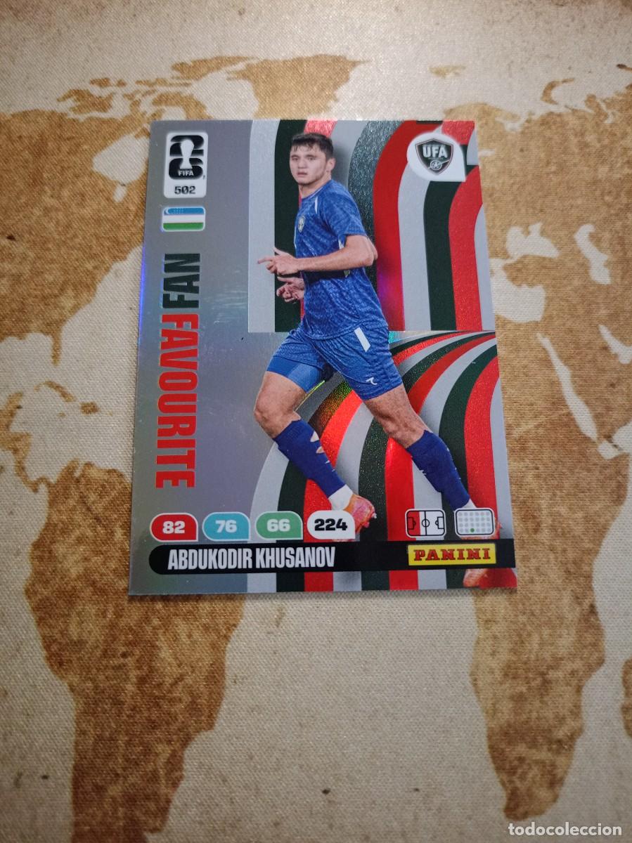 Cartes &agrave; collectionner de Football: Uzbekist&aacute;n 502 ABDUKODIR KHUSANOV Adrenalyn WORLD cup 2026