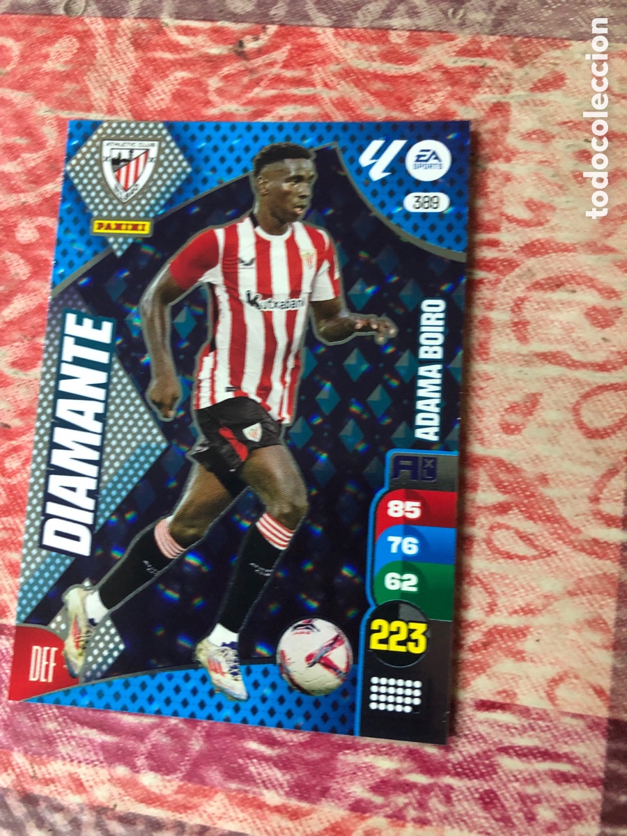 Cartes &agrave; collectionner de Football: L3 ADAMA BOIRO ATHLETIC CLUB DE BILBAO DIAMANTE 389 PANINI ADRENALYN XL LIGA 2024/2025 24 25