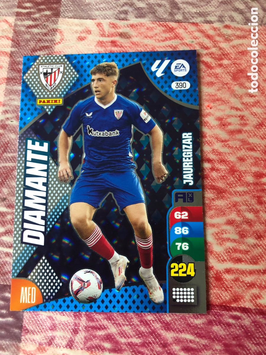 Cartes &agrave; collectionner de Football: L3 JAUREGIZAR ATHLETIC CLUB DE BILBAO DIAMANTE 390 PANINI ADRENALYN XL LIGA 2024/2025 24 25