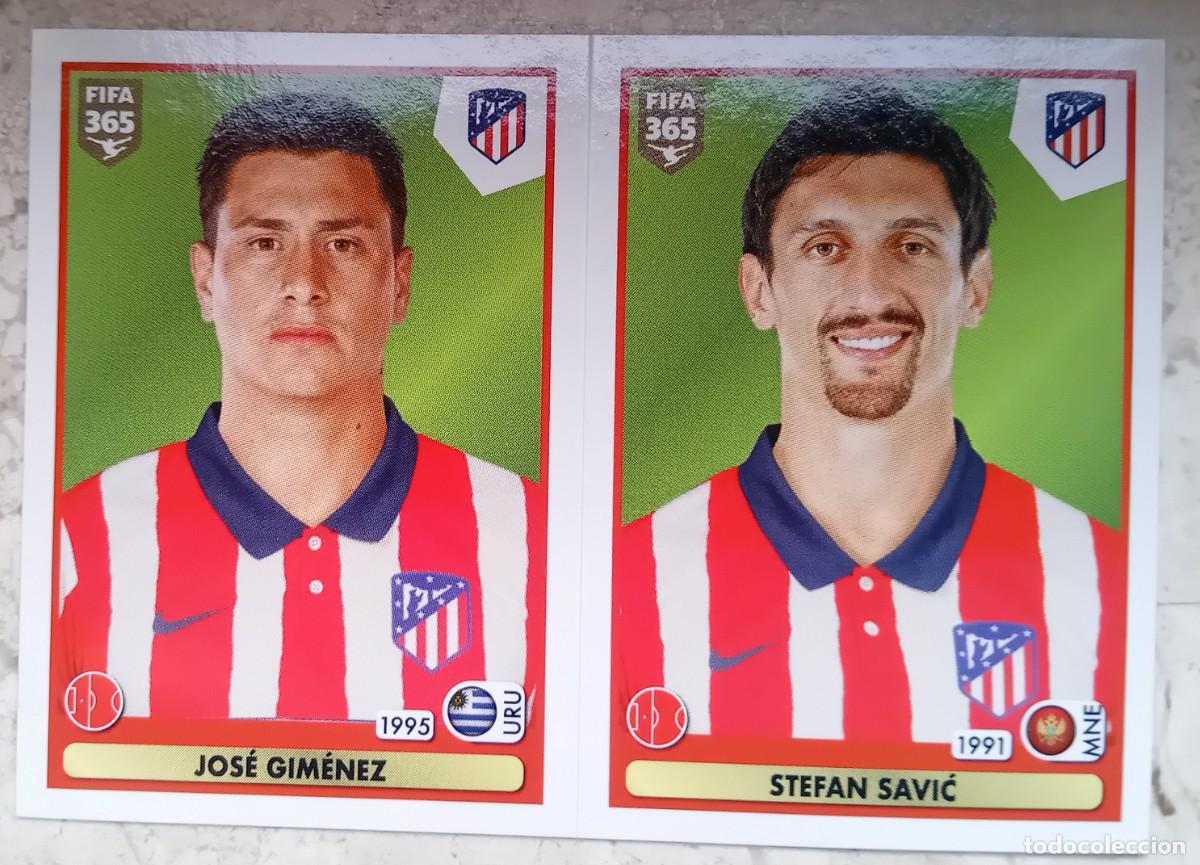 Cromos de f&uacute;tbol: Figurina Panini 2020-21 Cromo Fifa 365 2021 Gimenez Savic Atletico Madrid n 92