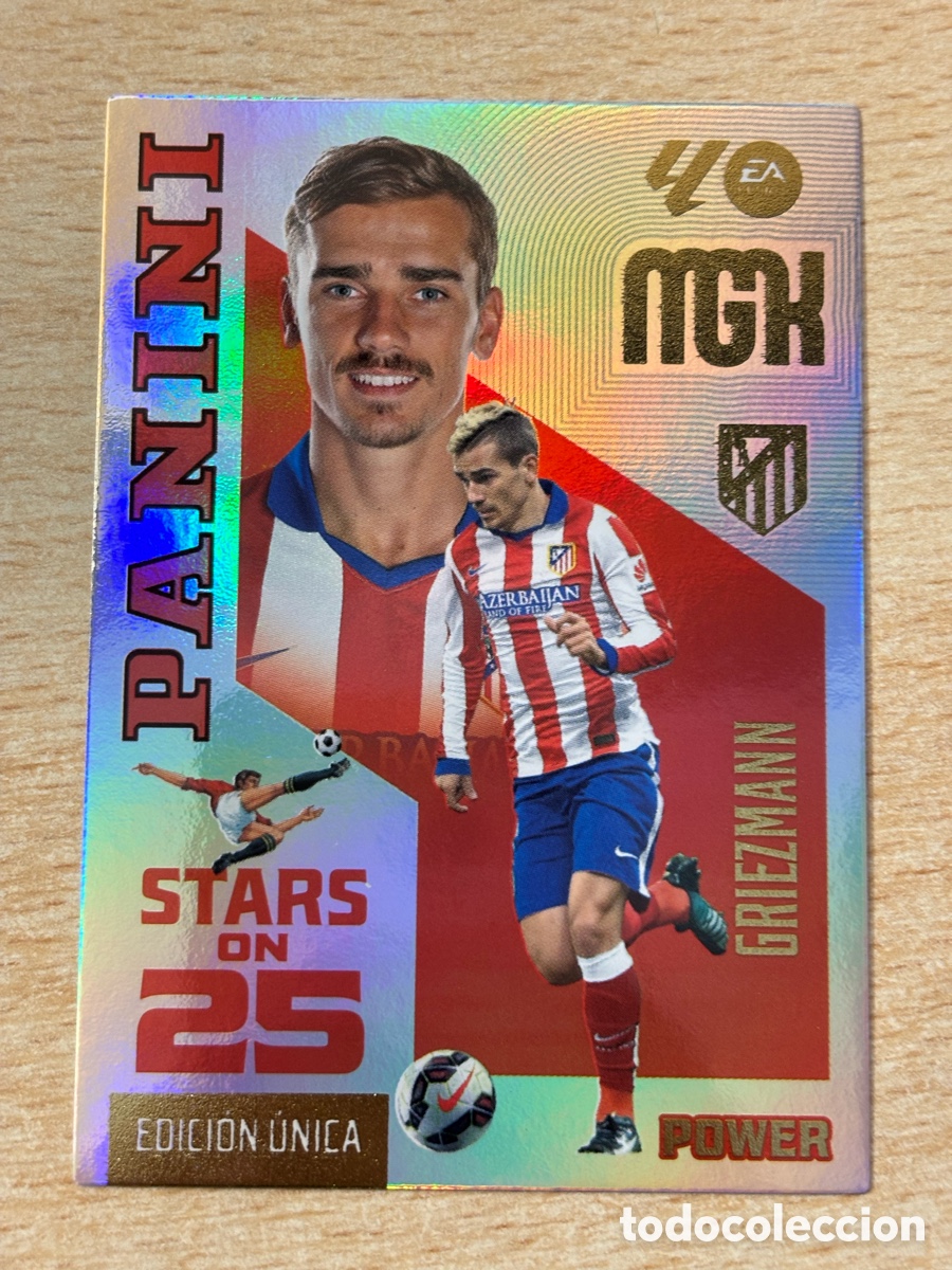 Cromos de f&uacute;tbol: # 443P Griezmann Atl&eacute;tico de Madrid Megacracks 2026/27 Stars of 25 Power Edici&oacute;n &Uacute;nica