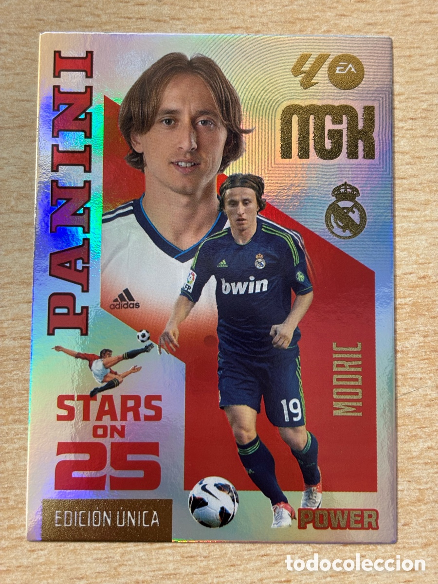 Cromos de f&uacute;tbol: # 445P Modric Real Madrid Megacracks 2026/27 Stars of 25 Power Edici&oacute;n &Uacute;nica