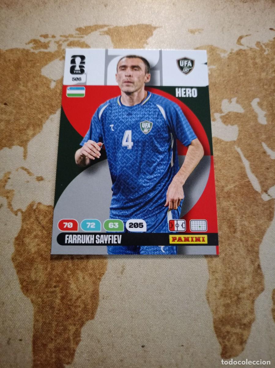 Cromos de f&uacute;tbol: Uzbekist&aacute;n 506 FARRUKH SAYFIEV Adrenalyn WORLD cup 2026