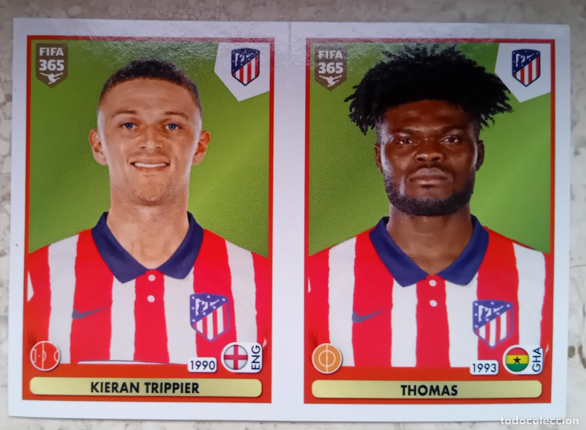 Cromos de f&uacute;tbol: Figurina Panini 2020-21 Cromo Fifa 365 2021 Trippier Thomas Partey Atletico Madrid n 95