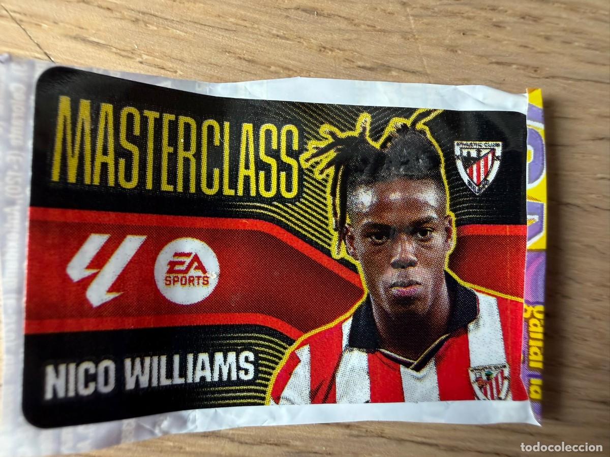 Cromos de f&uacute;tbol: MASTERCLASS NICO WILLIAMS BILBAO 26 27 2026 2027 LIGA EA SPORTS CHICLES CHICLE ESTE SIN PEGAR