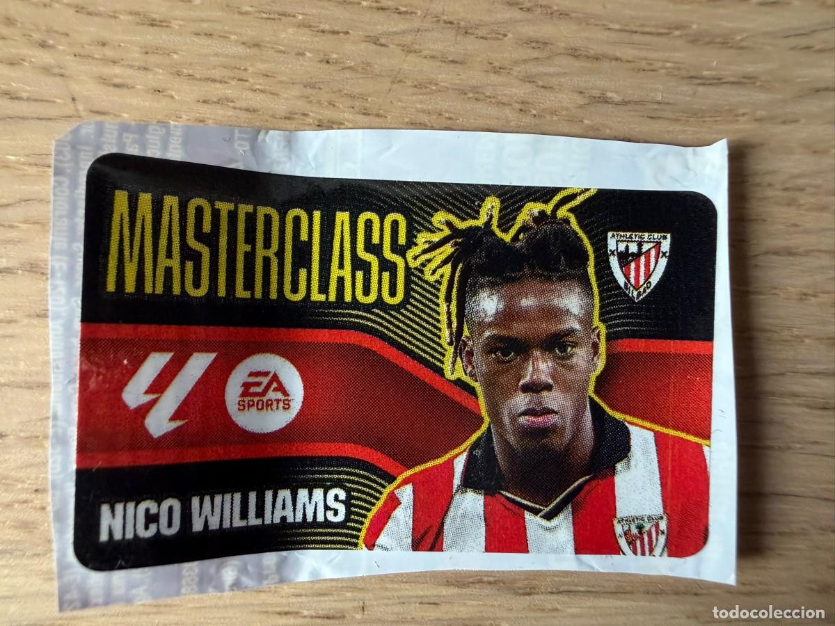 Fu&szlig;ball-Sticker: MASTERCLASS NICO WILLIAMS BILBAO 26 27 2026 2027 LIGA EA SPORTS CHICLES CHICLE ESTE SIN PEGAR