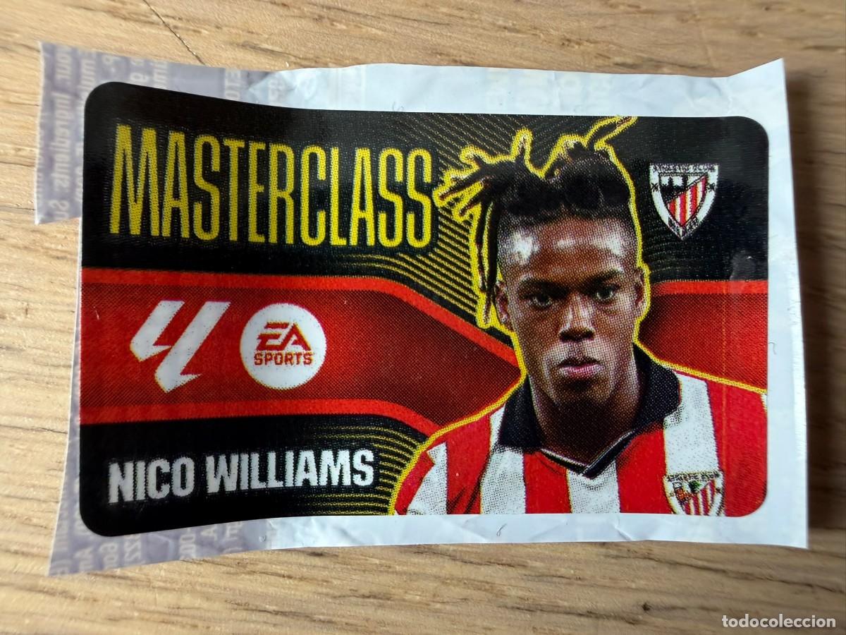 Cromos de f&uacute;tbol: MASTERCLASS NICO WILLIAMS BILBAO 26 27 2026 2027 LIGA EA SPORTS CHICLES CHICLE ESTE SIN PEGAR