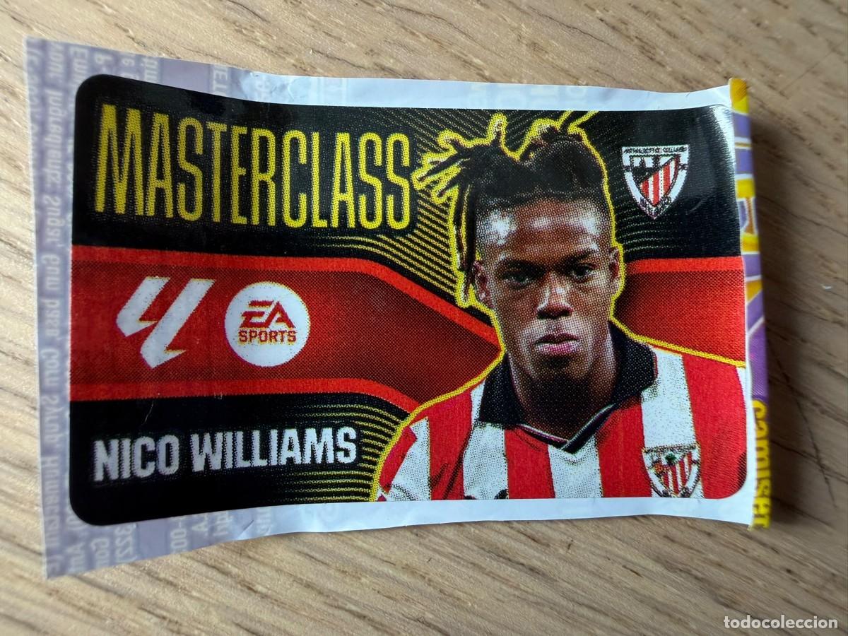 Cromos de f&uacute;tbol: MASTERCLASS NICO WILLIAMS BILBAO 26 27 2026 2027 LIGA EA SPORTS CHICLES CHICLE ESTE SIN PEGAR