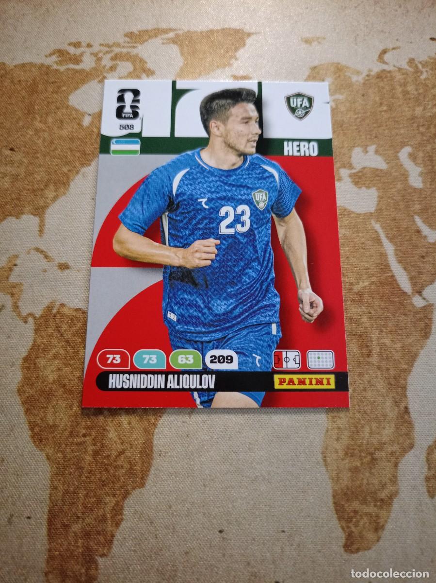 Cromos de f&uacute;tbol: Uzbekist&aacute;n 508 HUSNIDDIN ALIQULOV Adrenalyn WORLD cup 2026