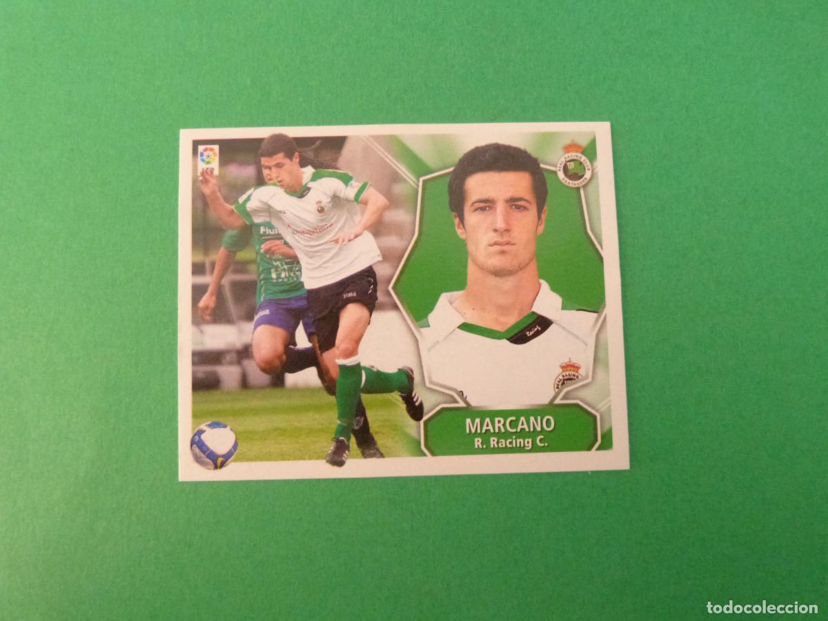 Fu&szlig;ball-Sticker: CROMO FUTBOL MARCANO RACING DE SANTANDER COLOCA SIN PEGAR LIGA ESTE 2008-2009/08-09