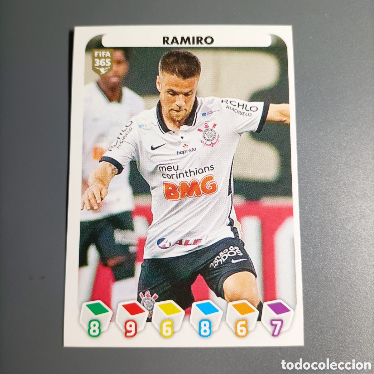 Fu&szlig;ball-Sticker: STICKER PANINI ALBUM 2021. FIFA 365 (SC CORINTHIANS) №394 RAMIRO