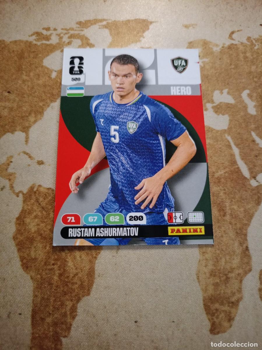 Fu&szlig;ball-Sticker: Uzbekist&aacute;n 509 RUSTAM ASHURMATOV Adrenalyn WORLD cup 2026