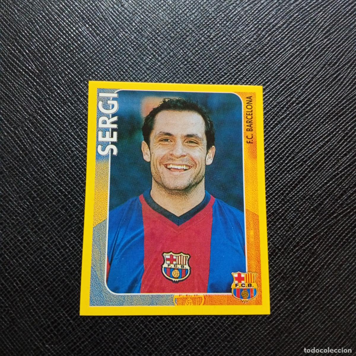 Fu&szlig;ball-Sticker: 90 SERGI BARCELONA PANINI SUPER CAMPEONATO 1998 1999 FUTBOL 98 99 - SIN PEGAR - A216 PG37