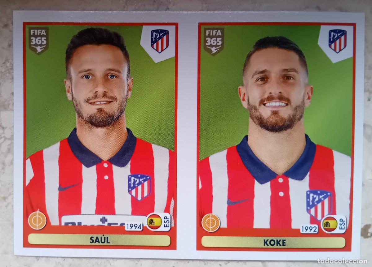 Fu&szlig;ball-Sticker: Figurina Panini 2020-21 Cromo Fifa 365 2021 Saul Koke Atletico Madrid n 99