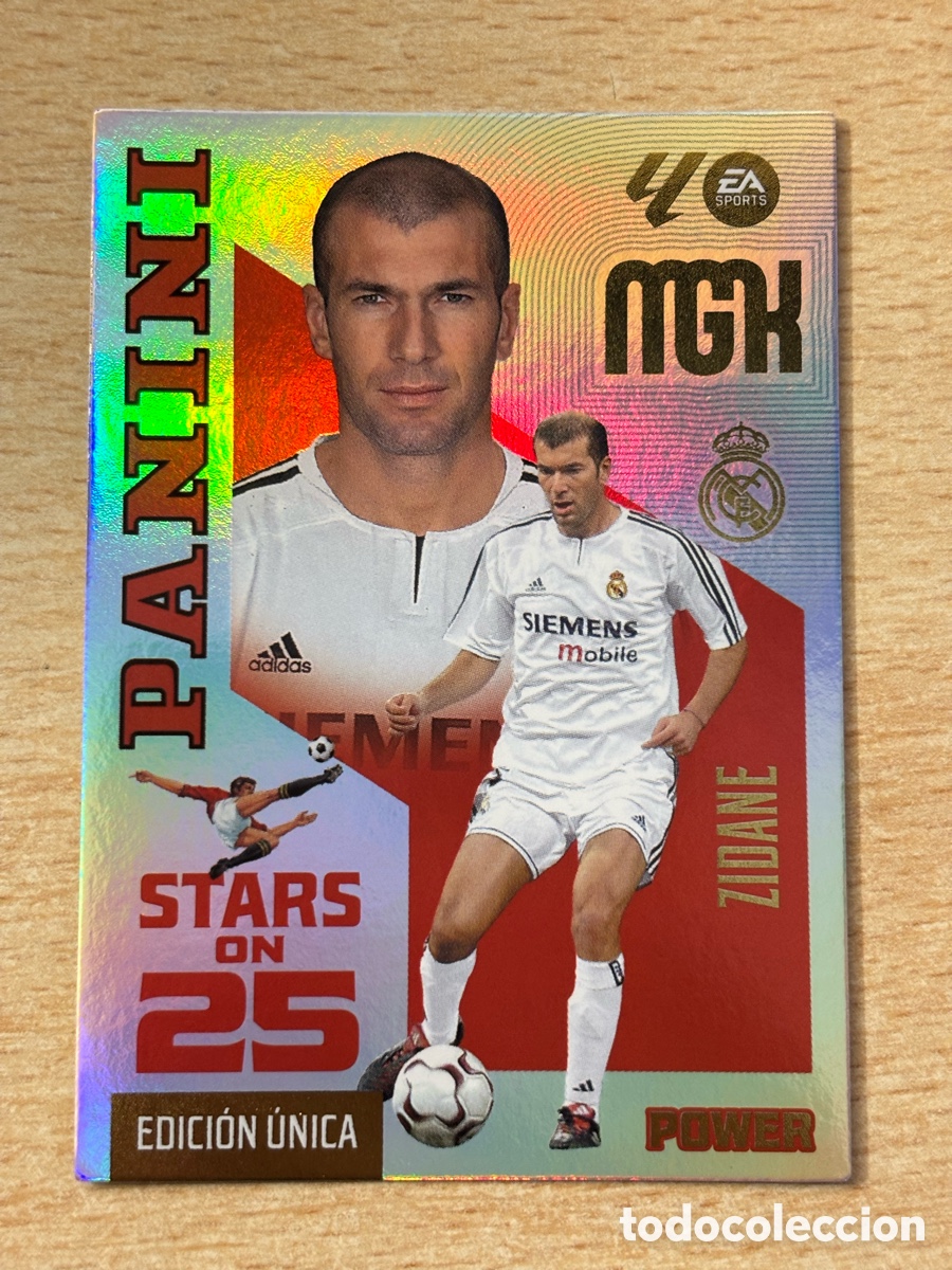 Fu&szlig;ball-Sticker: # 430P Zidane Real Madrid Megacracks 2026/27 Stars of 25 Power Edici&oacute;n &Uacute;nica