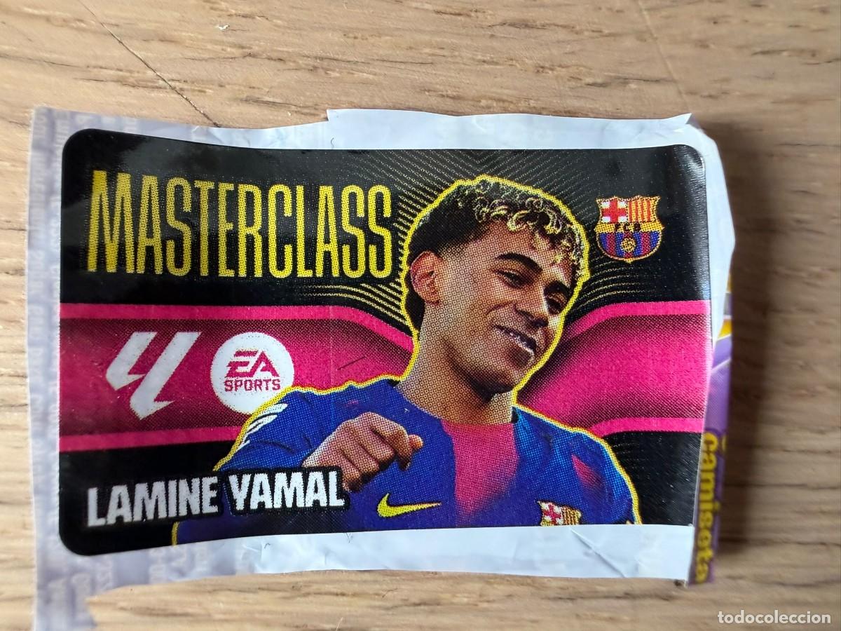 Cromos de f&uacute;tbol: MASTERCLASS LAMINE YAMAL BARCELONA 26 27 2026 2027 LIGA EA SPORTS CHICLES CHICLE ESTE SIN PEGAR