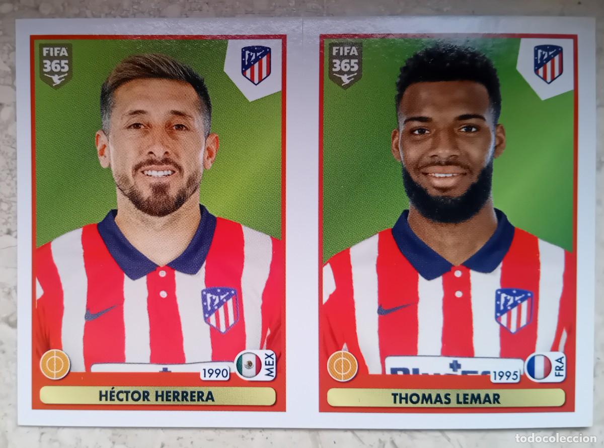 Cromos de f&uacute;tbol: Figurina Panini 2020-21 Cromo Fifa 365 2021 Herrera Lemar Atletico Madrid n 100