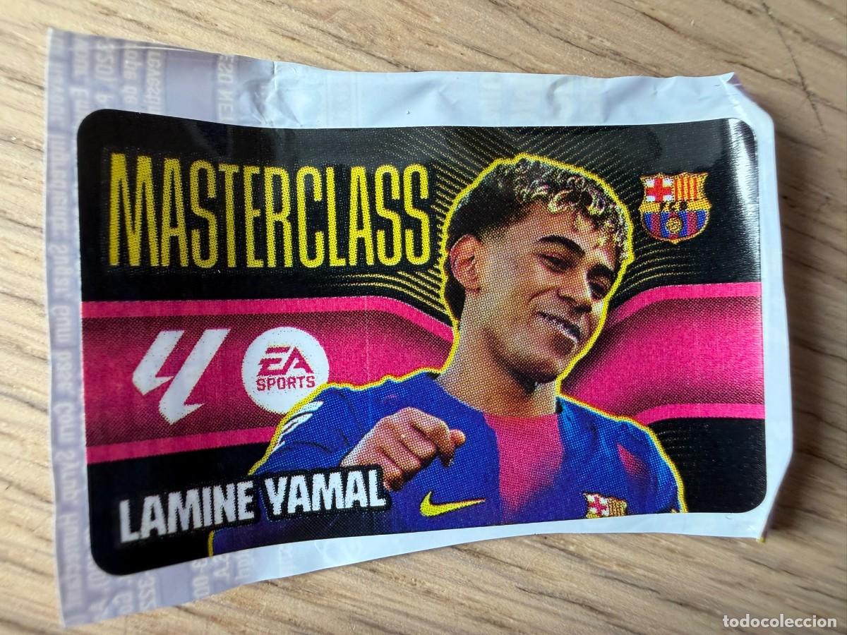 Cromos de f&uacute;tbol: MASTERCLASS LAMINE YAMAL BARCELONA 26 27 2026 2027 LIGA EA SPORTS CHICLES CHICLE ESTE SIN PEGAR