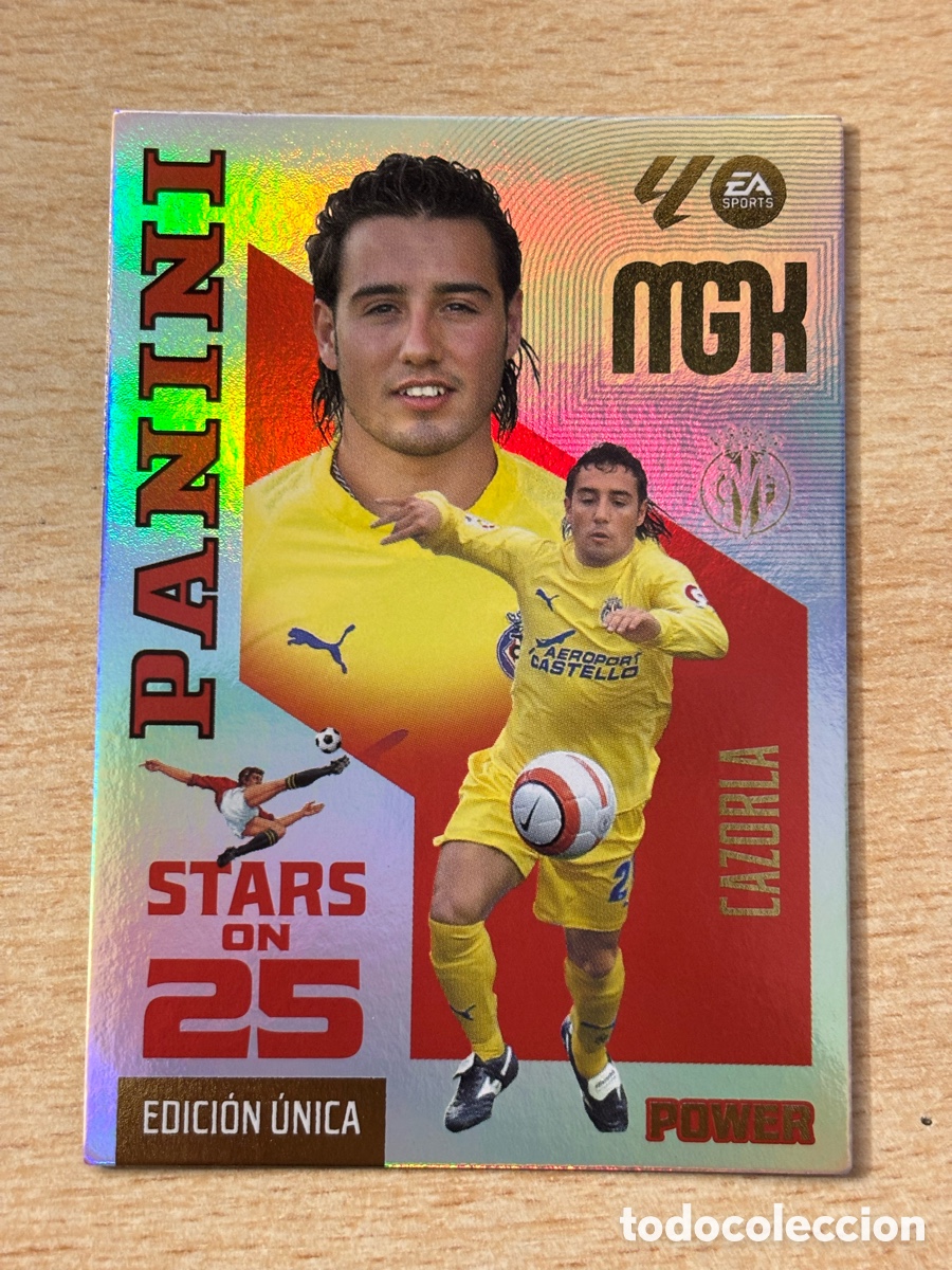 Fu&szlig;ball-Sticker: # 438P Cazorla Villarreal Megacracks 2026/27 Stars of 25 Power Edici&oacute;n &Uacute;nica