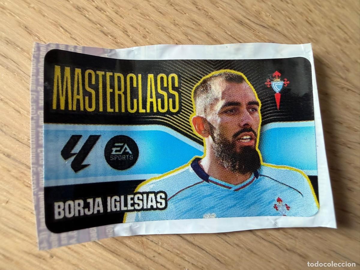Cromos de f&uacute;tbol: MASTERCLASS BORJA IGLESIAS CELTA VIGO 26 27 2026 2027 LIGA EA SPORTS CHICLES CHICLE ESTE SIN PEGAR