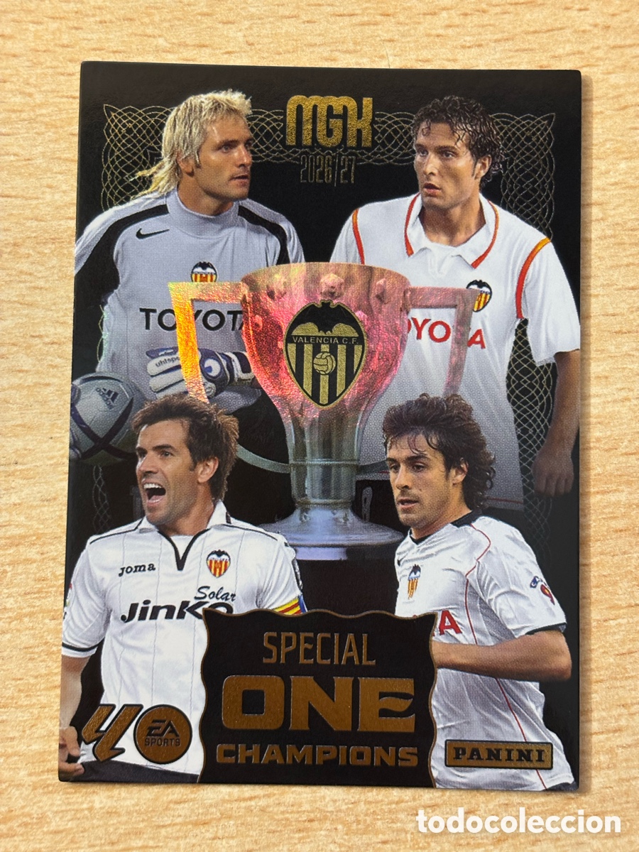 Cromos de f&uacute;tbol: Valencia CF Special One Champions Megacracks 2026/27 Stars of 25 Power Edici&oacute;n &Uacute;nica