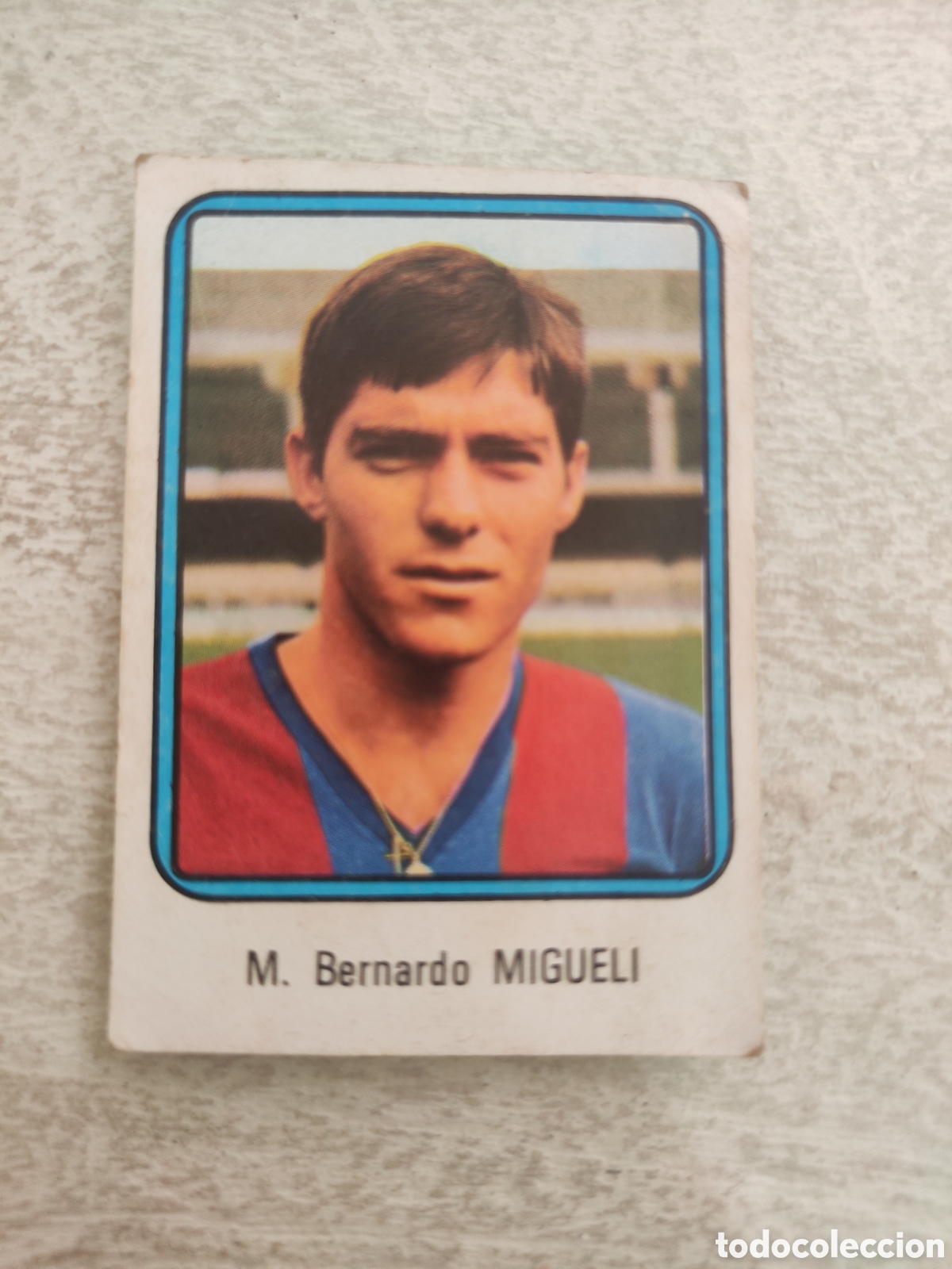 Cromos de f&uacute;tbol: Vulcano 75 76 1975 1976 sin pegar n&uacute;mero 50 Barcelona Migueli