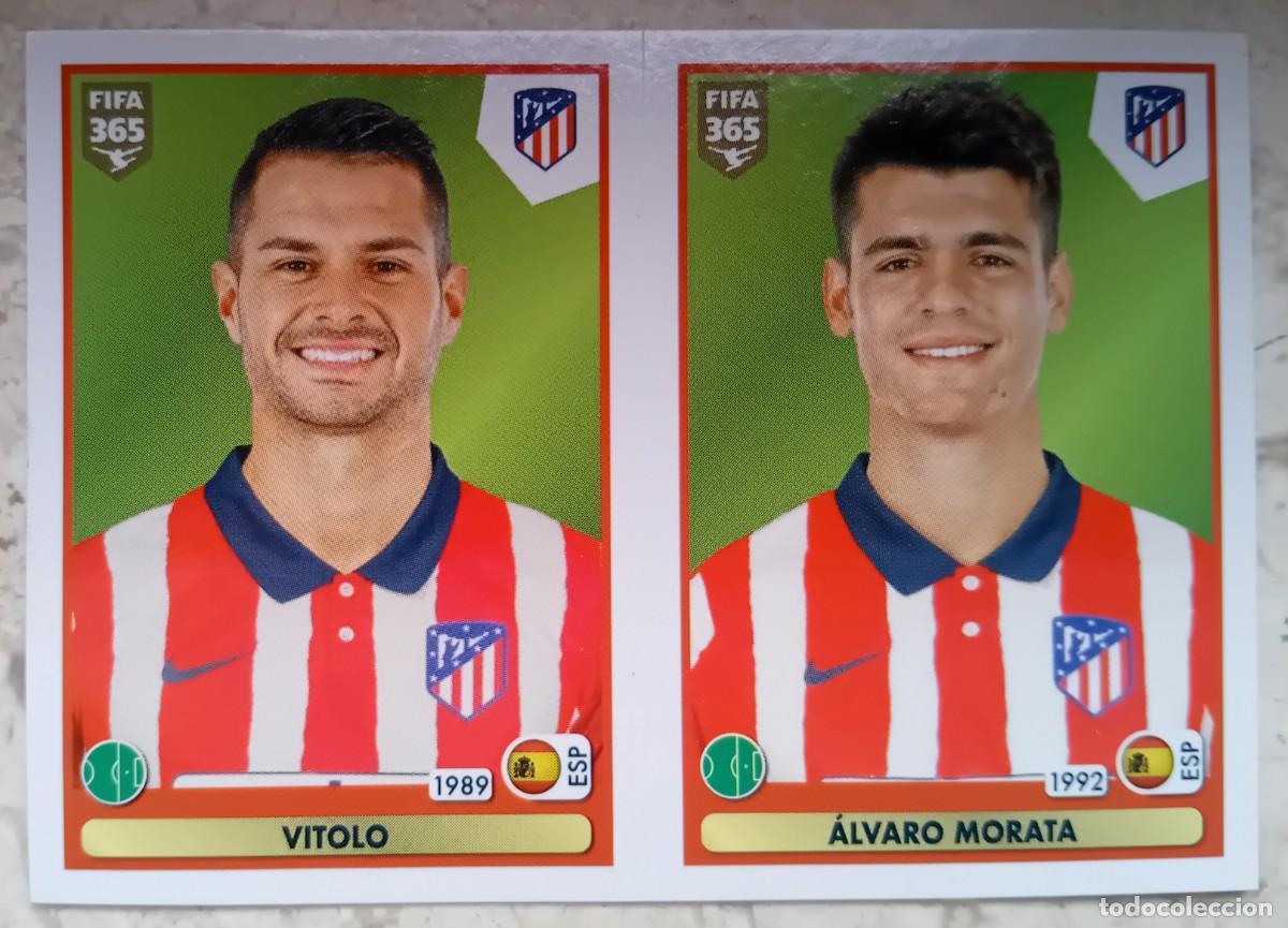 Cromos de f&uacute;tbol: Figurina Panini 2020-21 Cromo Fifa 365 2021 Vitolo Morata Atletico Madrid n 103