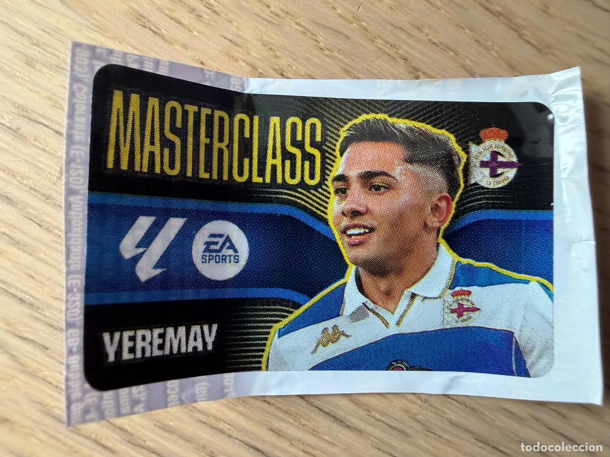 Cromos de f&uacute;tbol: MASTERCLASS YEREMAY DEPORTIVO CORU&Ntilde;A 26 27 2026 2027 LIGA EA SPORTS CHICLES CHICLE ESTE SIN PEGAR