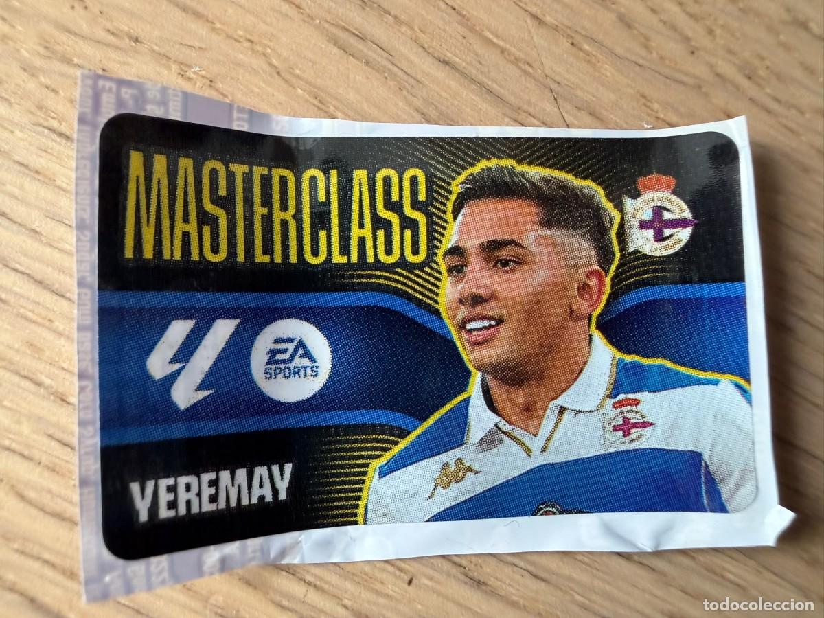 Cromos de f&uacute;tbol: MASTERCLASS YEREMAY DEPORTIVO CORU&Ntilde;A 26 27 2026 2027 LIGA EA SPORTS CHICLES CHICLE ESTE SIN PEGAR