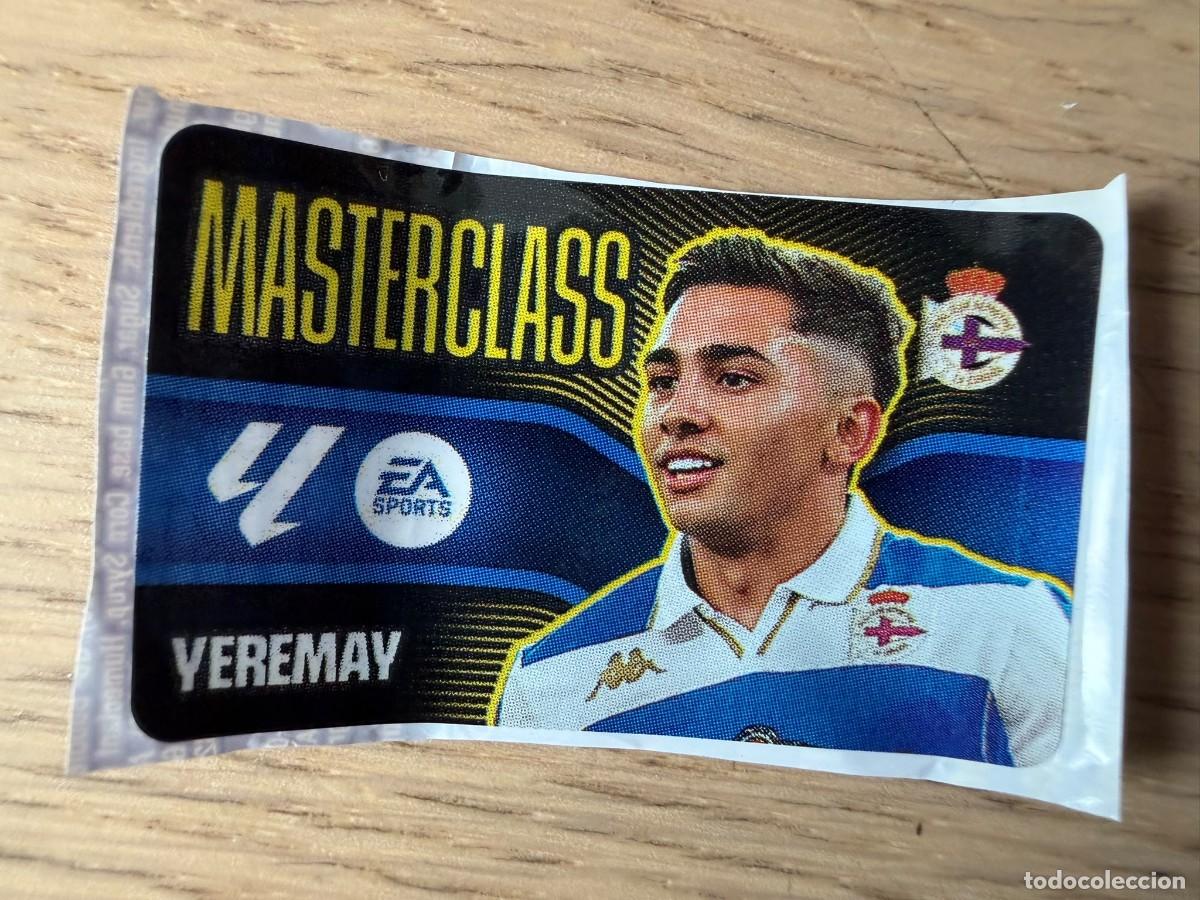 Cromos de f&uacute;tbol: MASTERCLASS YEREMAY DEPORTIVO CORU&Ntilde;A 26 27 2026 2027 LIGA EA SPORTS CHICLES CHICLE ESTE SIN PEGAR