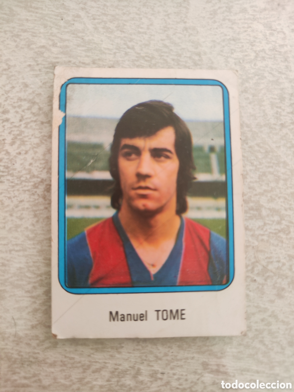 Cromos de f&uacute;tbol: Vulcano 75 76 1975 1976 sin pegar n&uacute;mero 60 Barcelona Tom&eacute;
