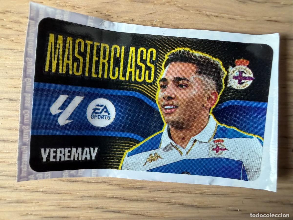 Cromos de f&uacute;tbol: MASTERCLASS YEREMAY DEPORTIVO CORU&Ntilde;A 26 27 2026 2027 LIGA EA SPORTS CHICLES CHICLE ESTE SIN PEGAR