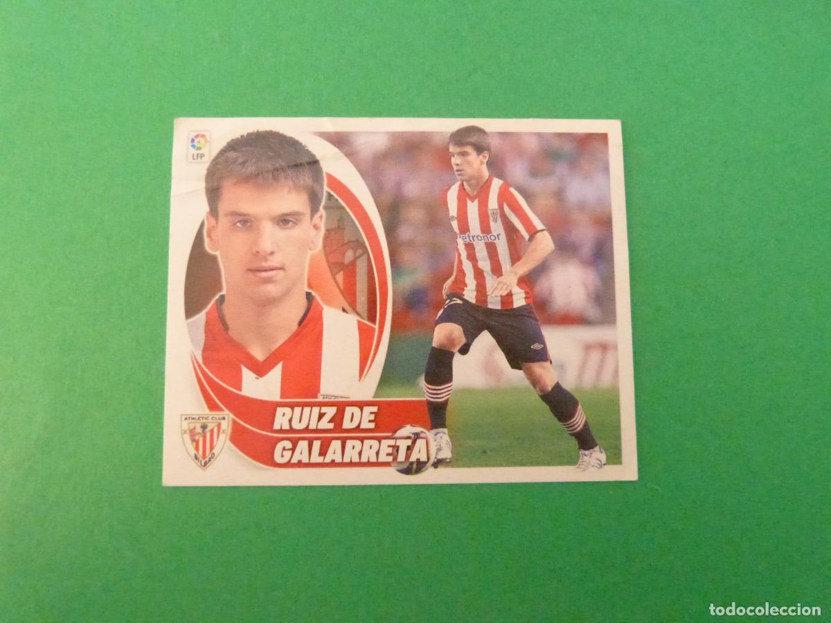 Cromos de f&uacute;tbol: CROMO FUTBOL RUIZ DE GALARRETA ATH.BILBAO COLOCA SIN PEGAR LIGA ESTE 2008-2009/08-09