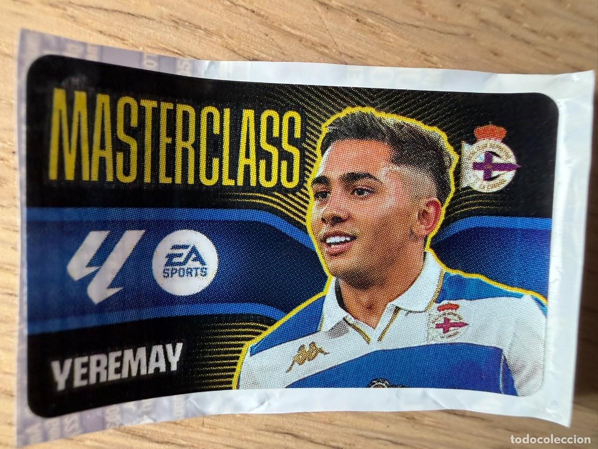 Cartes &agrave; collectionner de Football: MASTERCLASS YEREMAY DEPORTIVO CORU&Ntilde;A 26 27 2026 2027 LIGA EA SPORTS CHICLES CHICLE ESTE SIN PEGAR
