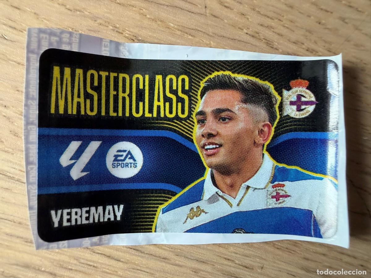 Cartes &agrave; collectionner de Football: MASTERCLASS YEREMAY DEPORTIVO CORU&Ntilde;A 26 27 2026 2027 LIGA EA SPORTS CHICLES CHICLE ESTE SIN PEGAR