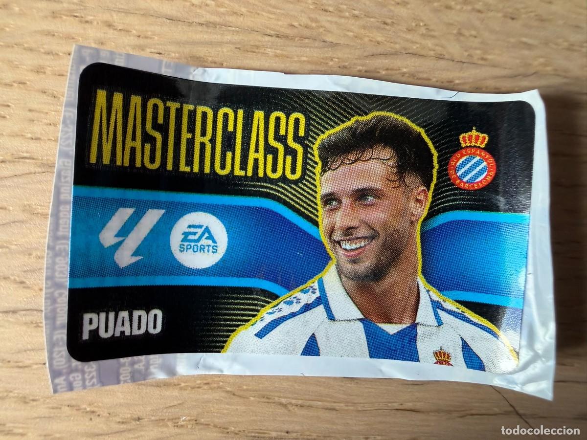 Cromos de f&uacute;tbol: MASTERCLASS PUADO ESPANYOL ESPA&Ntilde;OL 26 27 2026 2027 LIGA EA SPORTS CHICLES CHICLE ESTE SIN PEGAR