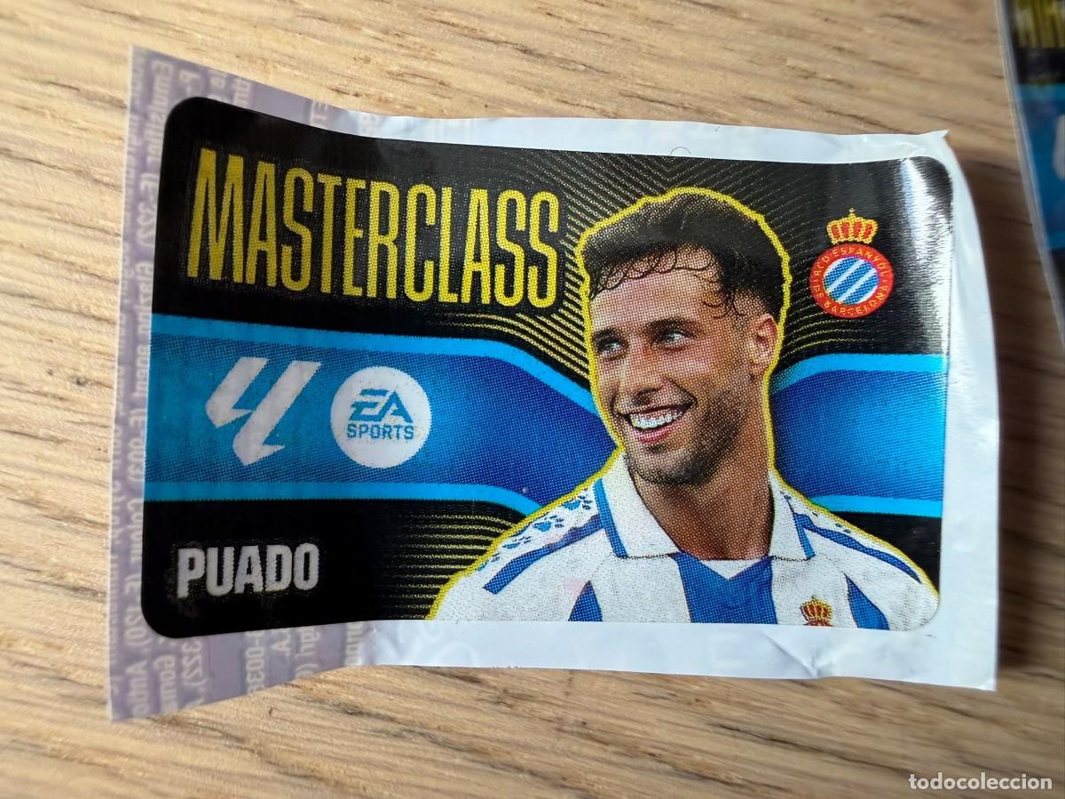 Cromos de f&uacute;tbol: MASTERCLASS PUADO ESPANYOL ESPA&Ntilde;OL 26 27 2026 2027 LIGA EA SPORTS CHICLES CHICLE ESTE SIN PEGAR