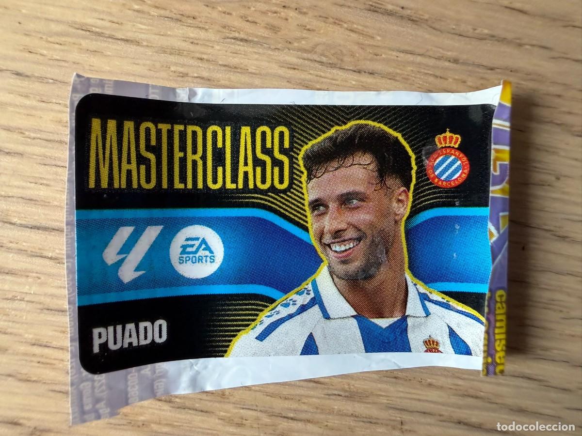 Cromos de f&uacute;tbol: MASTERCLASS PUADO ESPANYOL ESPA&Ntilde;OL 26 27 2026 2027 LIGA EA SPORTS CHICLES CHICLE ESTE SIN PEGAR