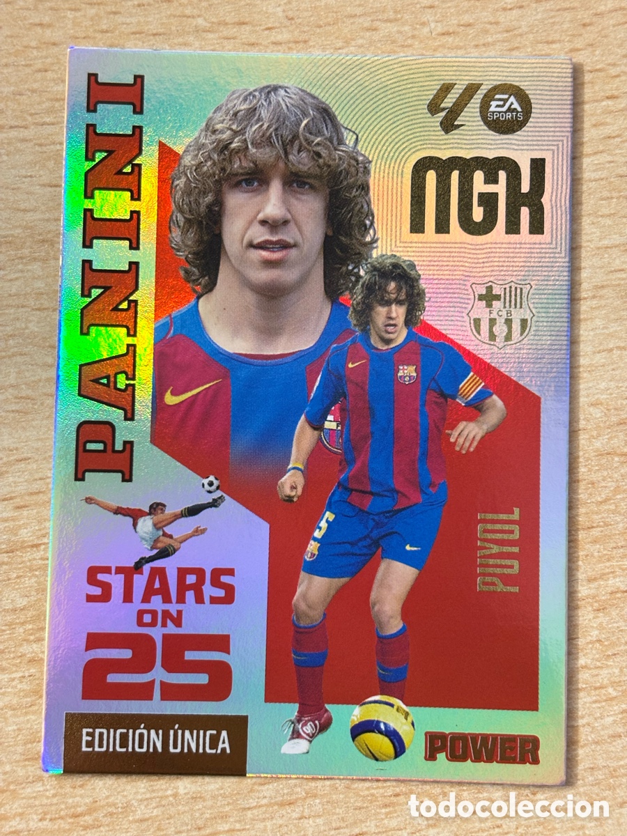 Cromos de f&uacute;tbol: # 429P Puyol FC Barcelona Megacracks 2026/27 Stars of 25 Power Edici&oacute;n &Uacute;nica