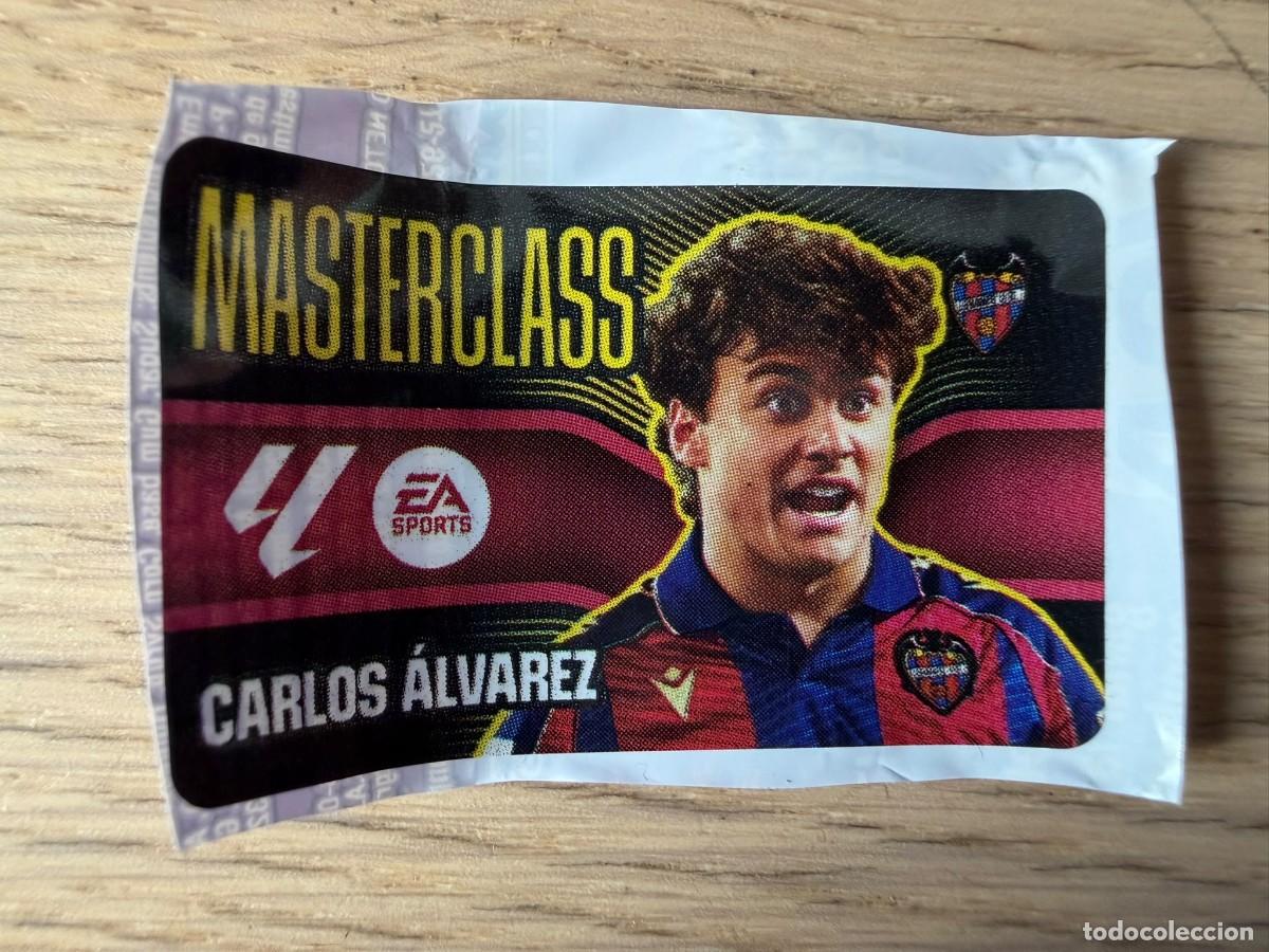 Cromos de f&uacute;tbol: MASTERCLASS CARLOS ALVAREZ LEVANTE 26 27 2026 2027 LIGA EA SPORTS CHICLES CHICLE ESTE SIN PEGAR