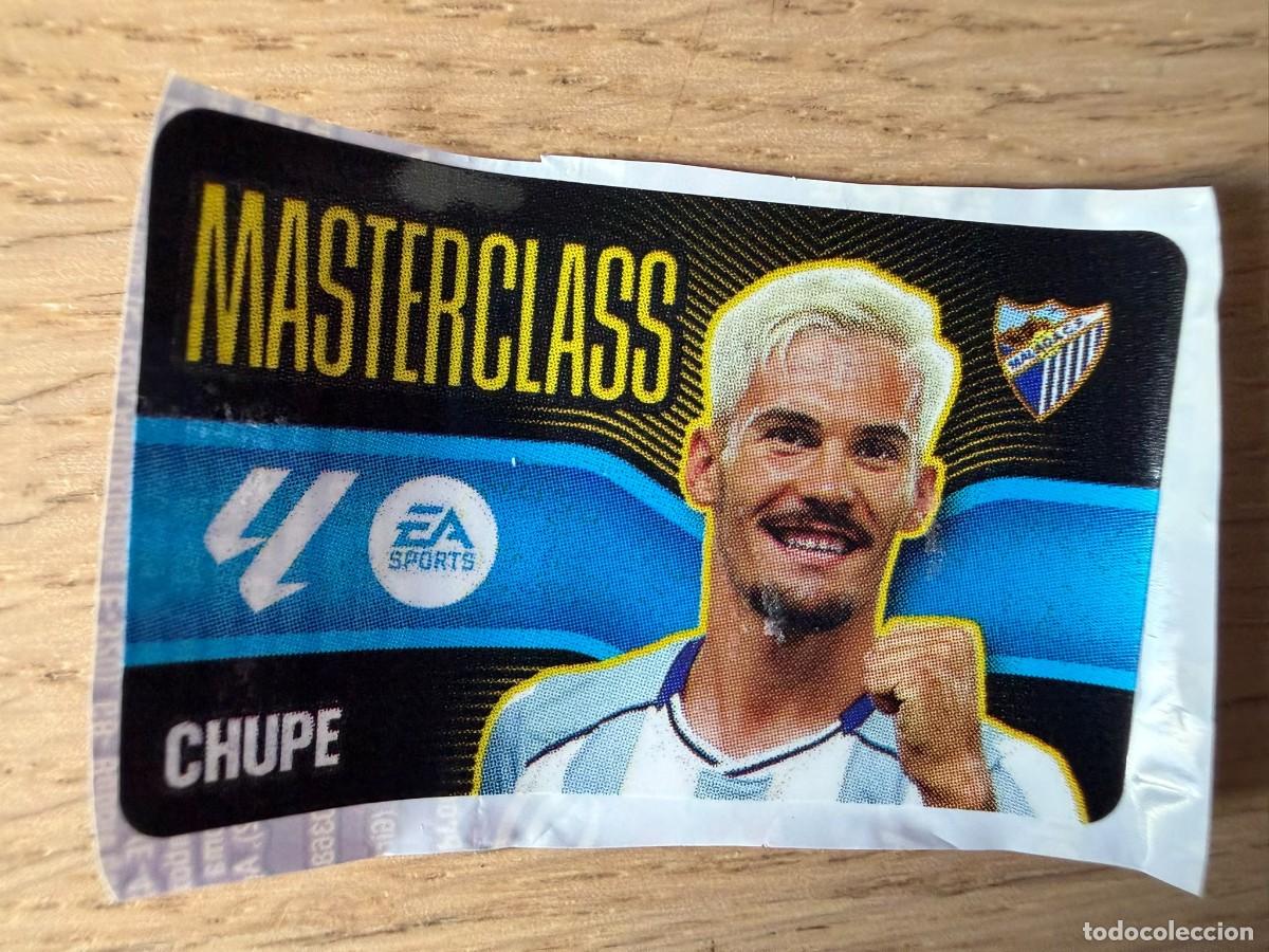 Fu&szlig;ball-Sticker: MASTERCLASS CHUPE MALAGA 26 27 2026 2027 LIGA EA SPORTS CHICLES CHICLE ESTE SIN PEGAR